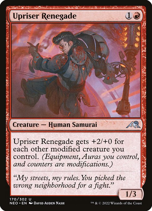 Upriser Renegade - Kamigawa: Neon Dynasty Uncommon Card