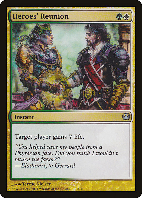 Heroes' Reunion - Duel Decks: Knights vs. Dragons Uncommon Card