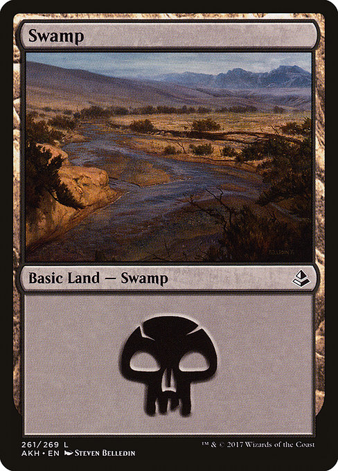 Swamp - Amonkhet Common Card