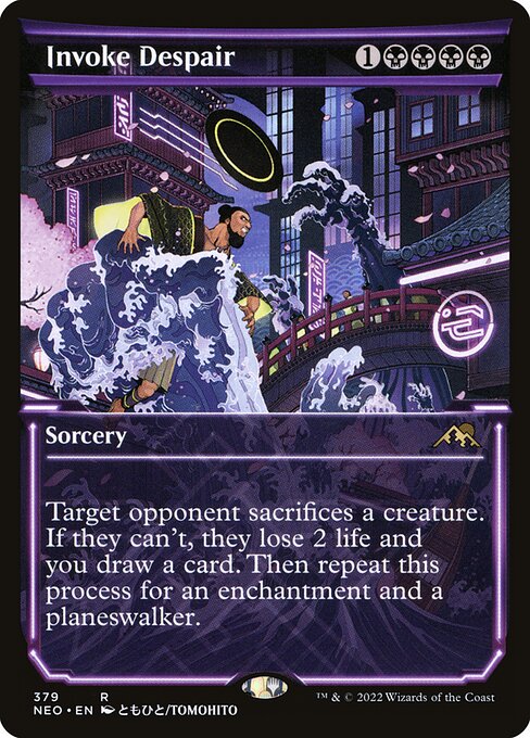 Invoke Despair - Kamigawa: Neon Dynasty Rare Card