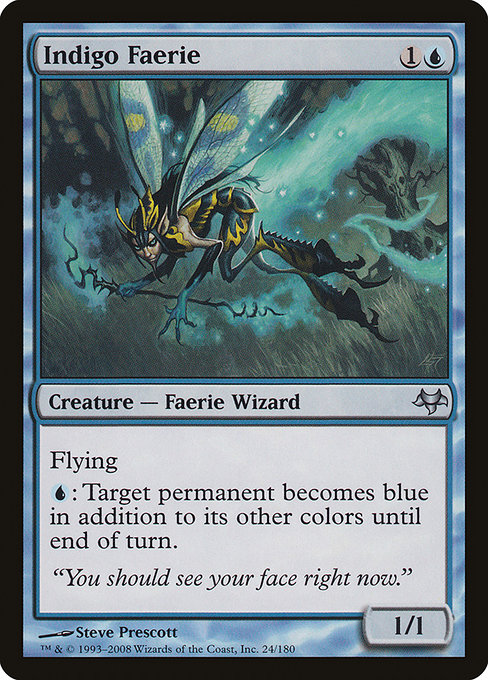Indigo Faerie - Eventide Uncommon Card