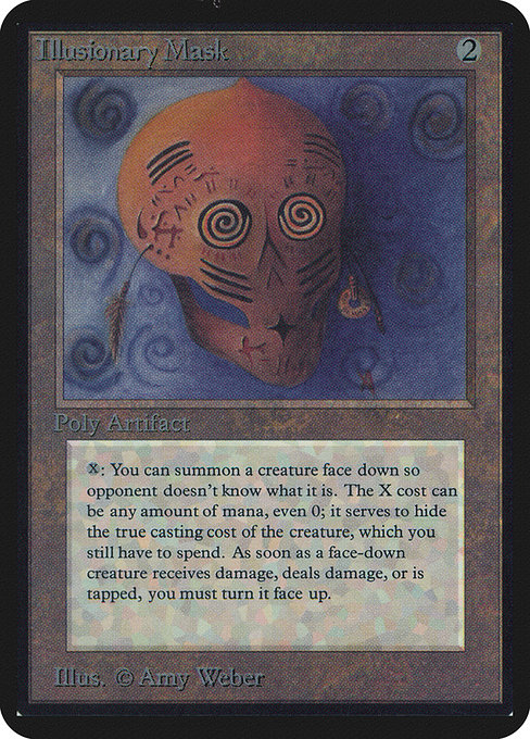 Illusionary Mask - Limited Edition Alpha Rare Card