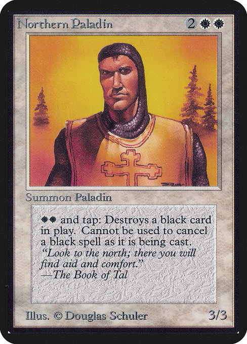Northern Paladin - Limited Edition Alpha Rare Card