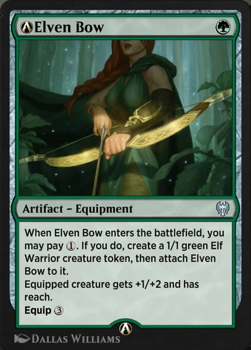 A-Elven Bow - Kaldheim Uncommon Card
