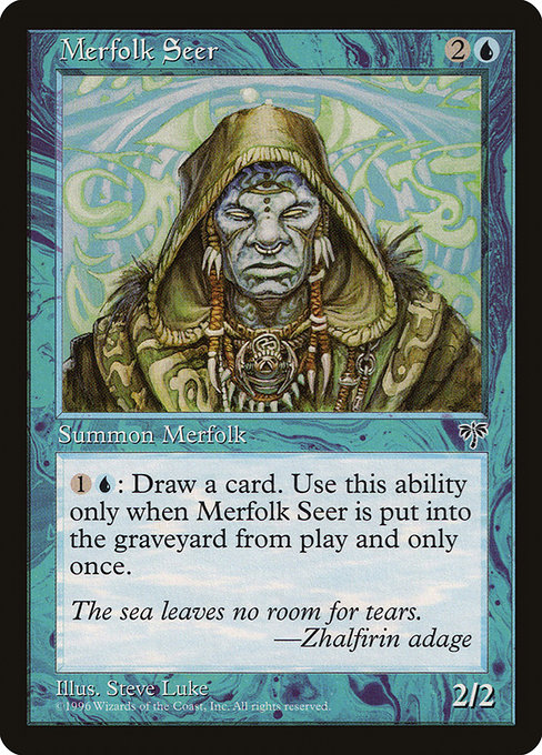 Merfolk Seer - Mirage Common Card