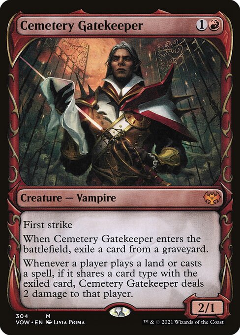 Cemetery Gatekeeper - Innistrad: Crimson Vow Mythic Card