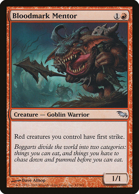 Bloodmark Mentor - Shadowmoor Uncommon Card