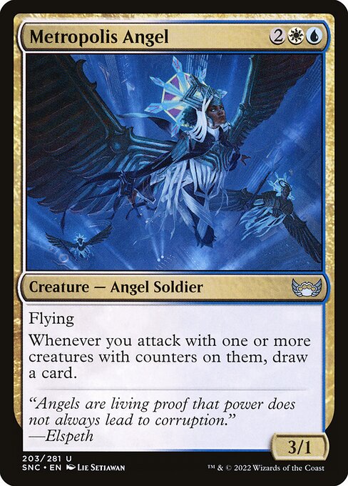 Metropolis Angel - Streets of New Capenna Uncommon Card