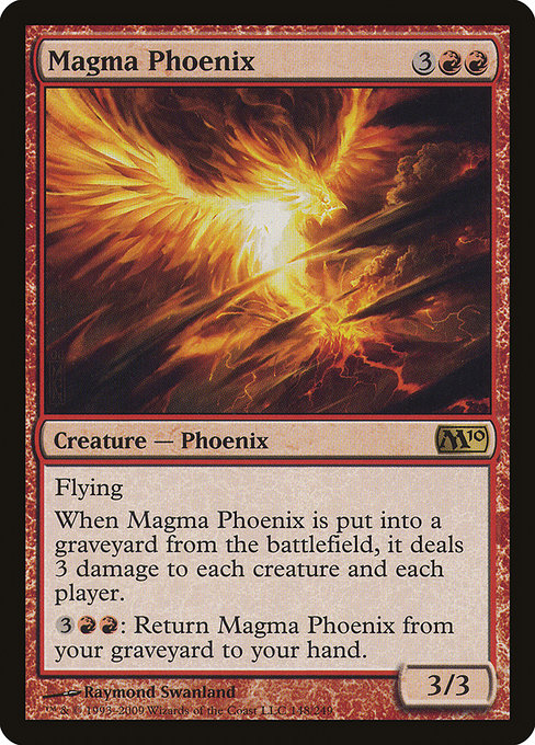 Magma Phoenix - Magic 2010 Rare Card