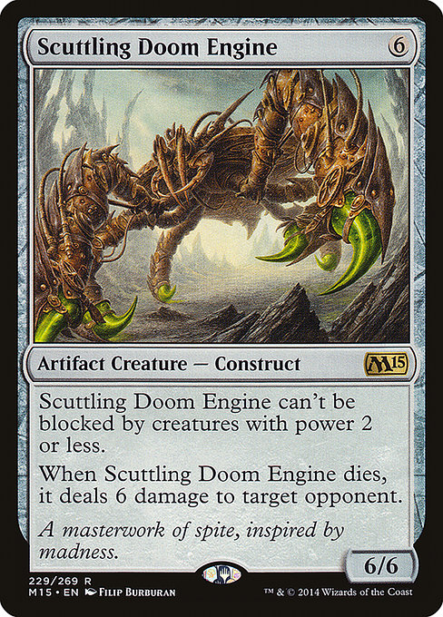 Scuttling Doom Engine - Magic 2015 Rare Card