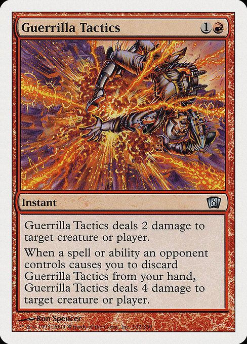 Guerrilla Tactics - Eighth Edition Uncommon Card