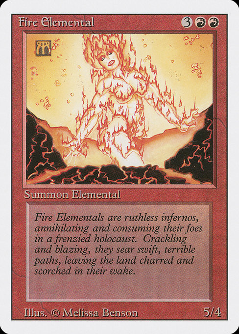 Fire Elemental - Revised Edition Uncommon Card
