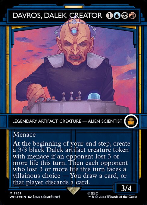 Davros, Dalek Creator - Doctor Who Mythic Card