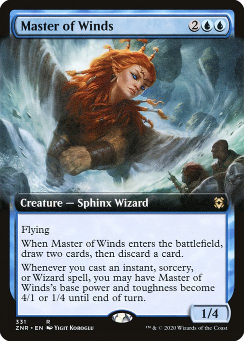 Master of Winds - Zendikar Rising Rare Card