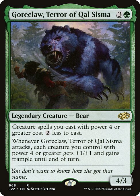 Goreclaw, Terror of Qal Sisma - Jumpstart 2022 Rare Card