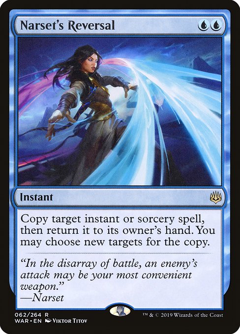 Narset's Reversal - War of the Spark Rare Card