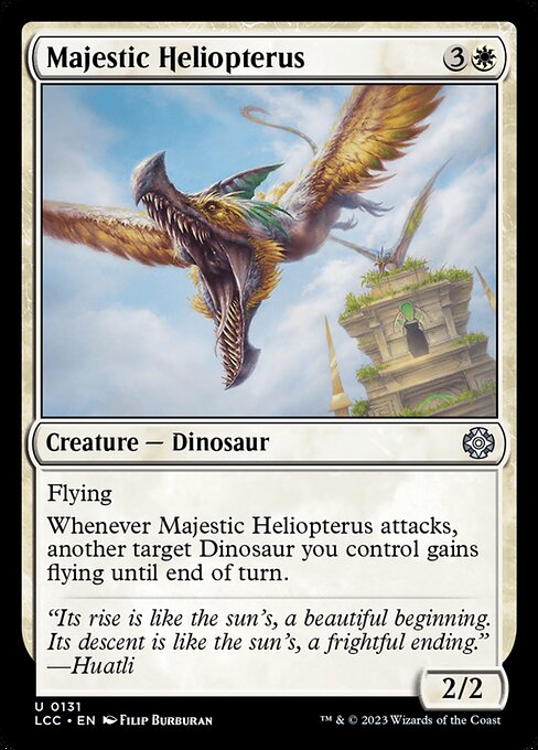Majestic Heliopterus - The Lost Caverns of Ixalan Commander Uncommon Card