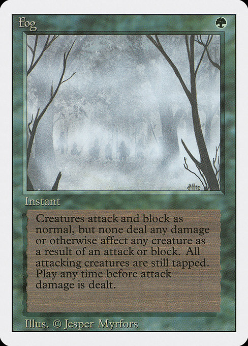 Fog - Revised Edition Common Card