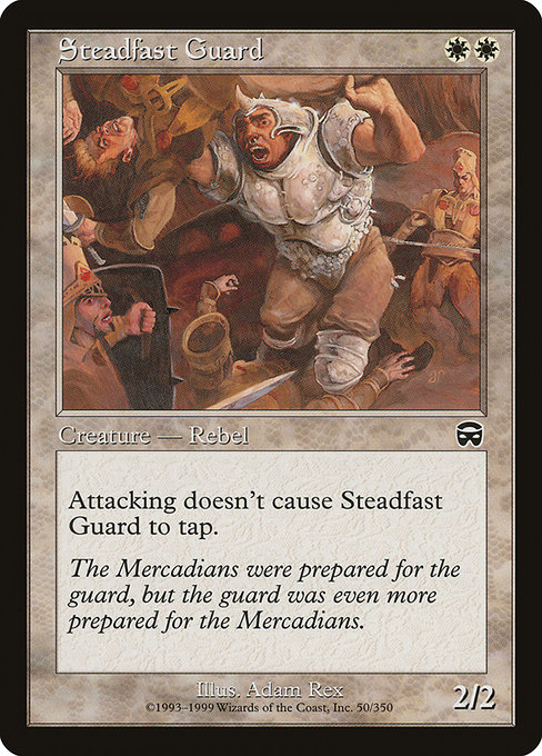 Steadfast Guard - Mercadian Masques Common Card