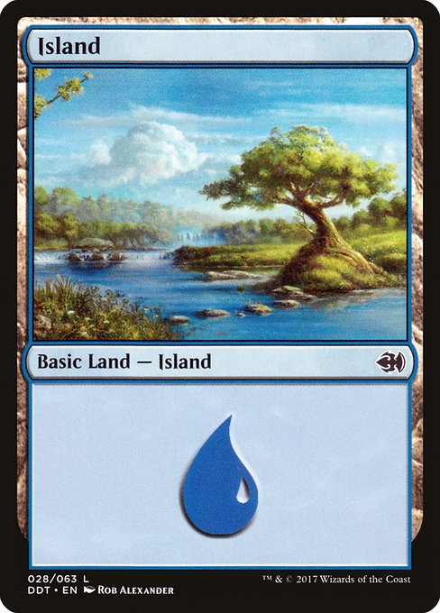 Island - Duel Decks: Merfolk vs. Goblins Common Card