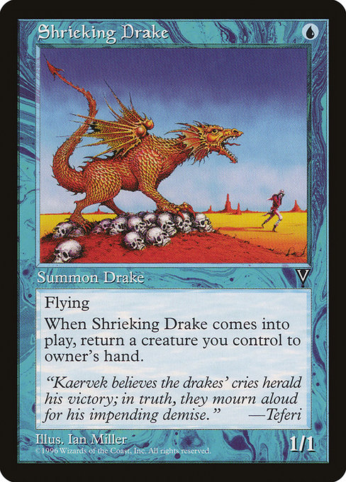 Shrieking Drake - Visions Common Card