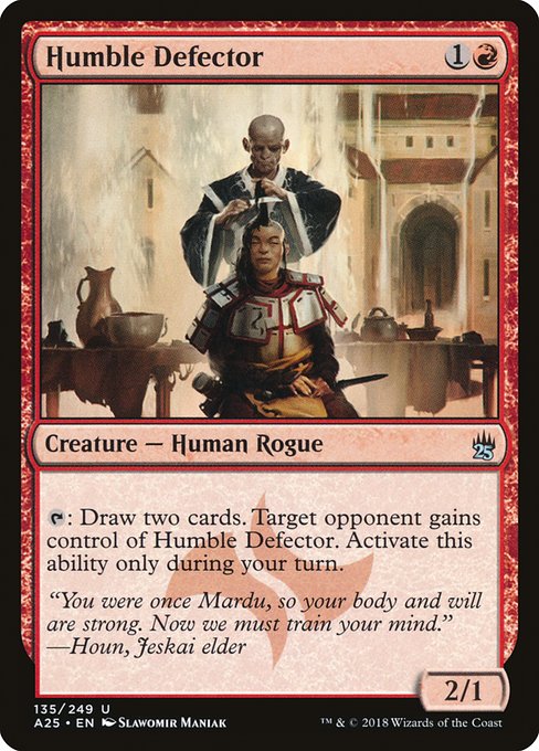 Humble Defector - Masters 25 Uncommon Card
