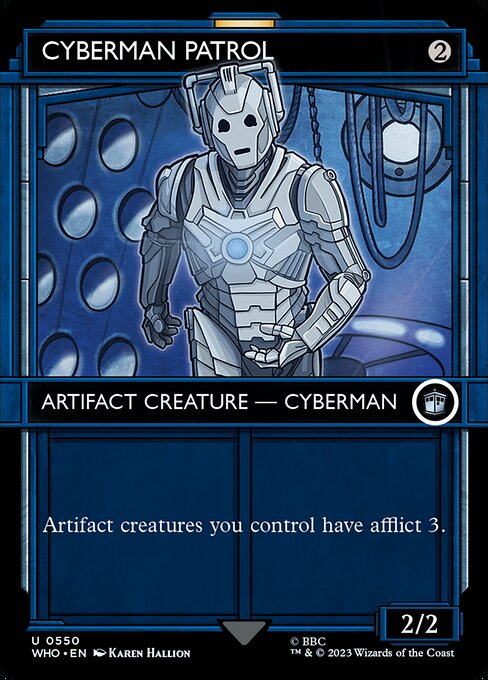 Cyberman Patrol - Doctor Who Uncommon Card