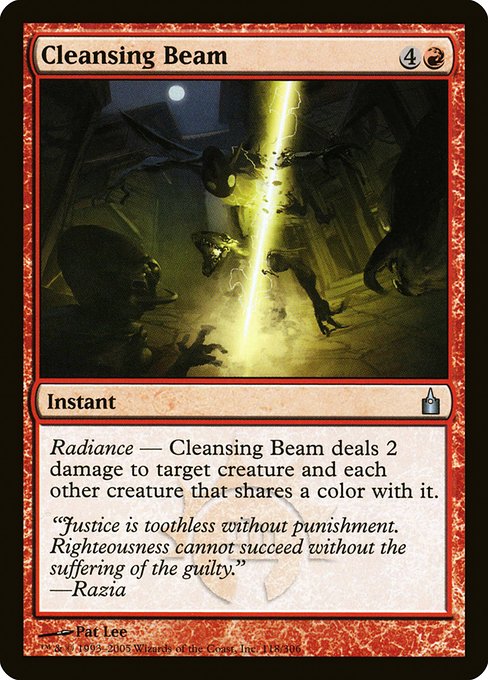 Cleansing Beam - Ravnica: City of Guilds Uncommon Card