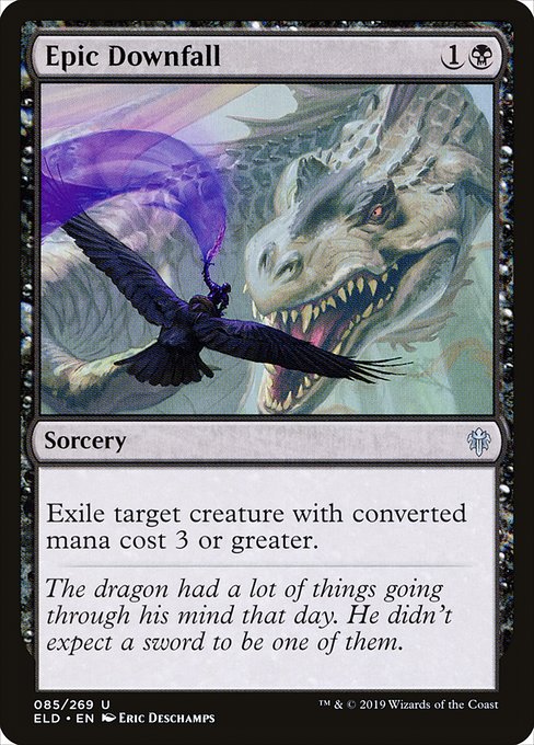 Epic Downfall - Throne of Eldraine Uncommon Card