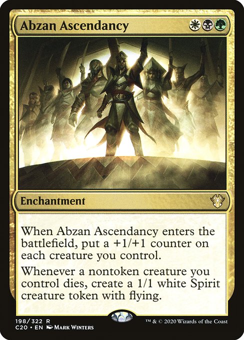 Abzan Ascendancy - Commander 2020 Rare Card