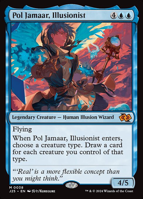 Pol Jamaar, Illusionist - Foundations Jumpstart Mythic Card