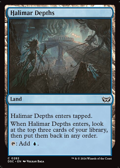 Halimar Depths - Duskmourn: House of Horror Commander Common Card