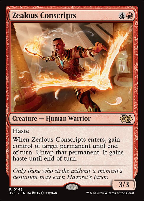 Zealous Conscripts - Foundations Jumpstart Rare Card