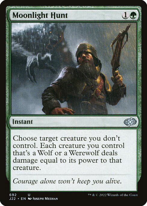 Moonlight Hunt - Jumpstart 2022 Uncommon Card