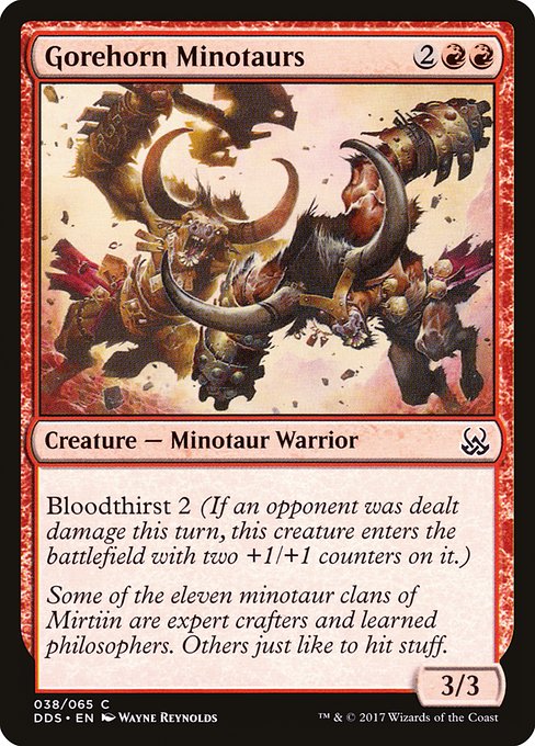Gorehorn Minotaurs - Duel Decks: Mind vs. Might Common Card