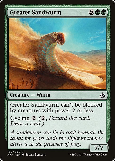Greater Sandwurm - Amonkhet Common Card