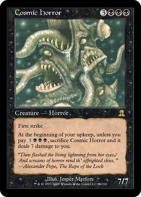 Cosmic Horror - Masters Edition III Rare Card