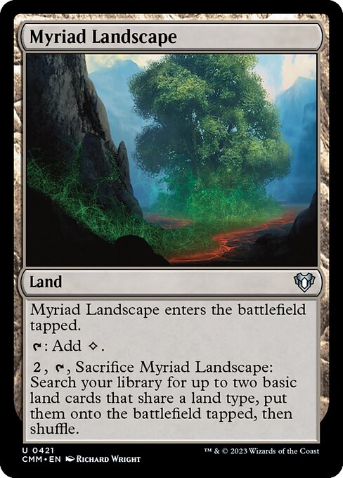 Myriad Landscape - Commander Masters Uncommon Card