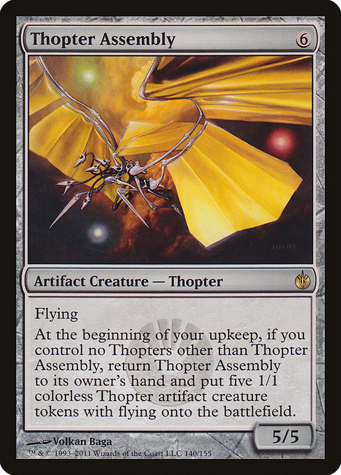 Thopter Assembly - Mirrodin Besieged Rare Card