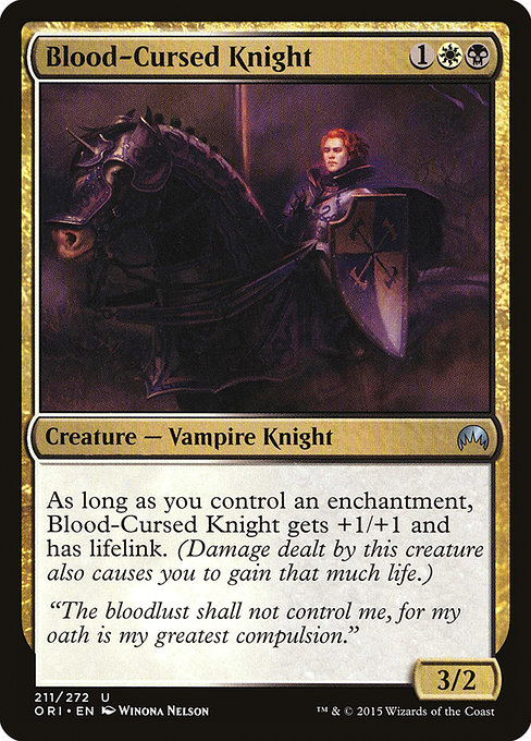 Blood-Cursed Knight - Magic Origins Uncommon Card
