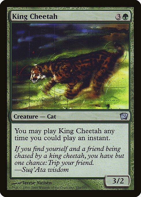 King Cheetah - Ninth Edition Uncommon Card