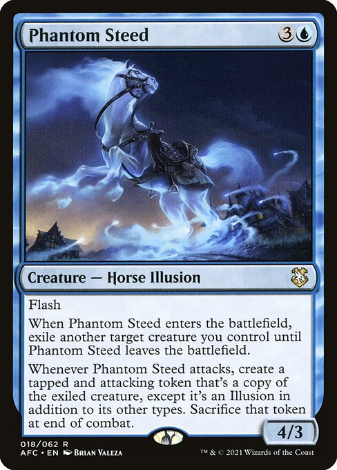 Phantom Steed - Forgotten Realms Commander Rare Card
