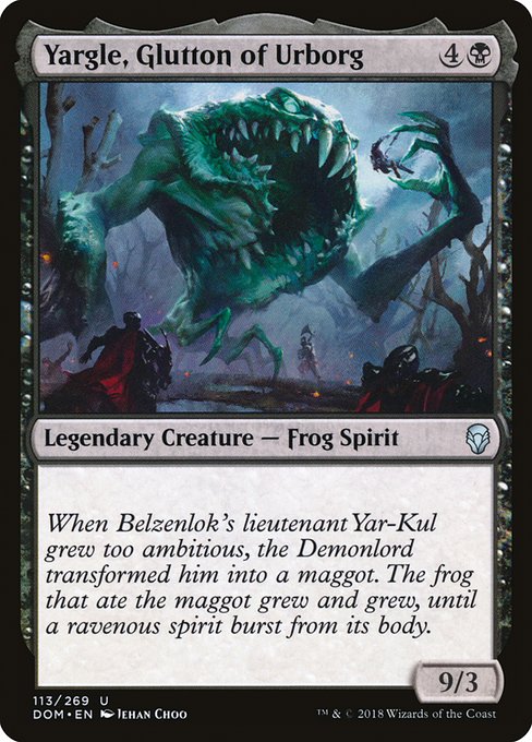 Yargle, Glutton of Urborg - Dominaria Uncommon Card