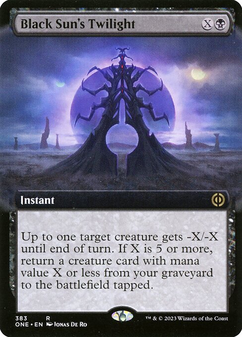 Black Sun's Twilight - Phyrexia: All Will Be One Rare Card