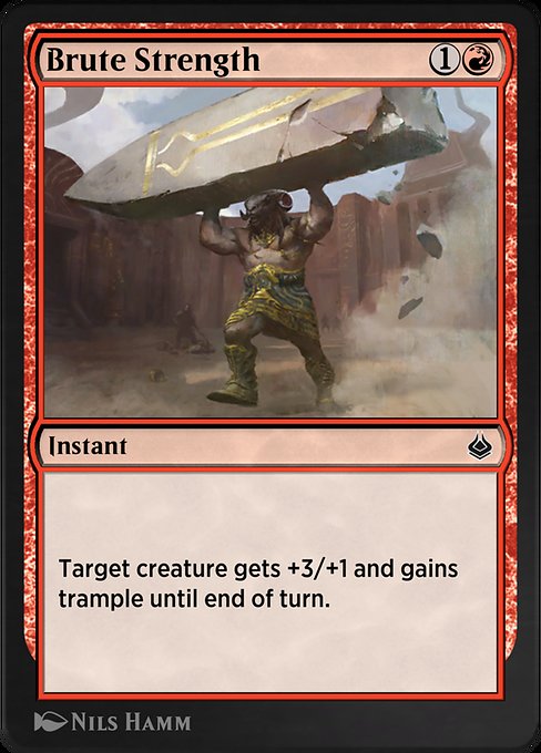 Brute Strength - Amonkhet Remastered Common Card