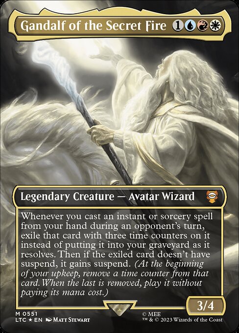 Gandalf of the Secret Fire - Tales of Middle-earth Commander Mythic Card