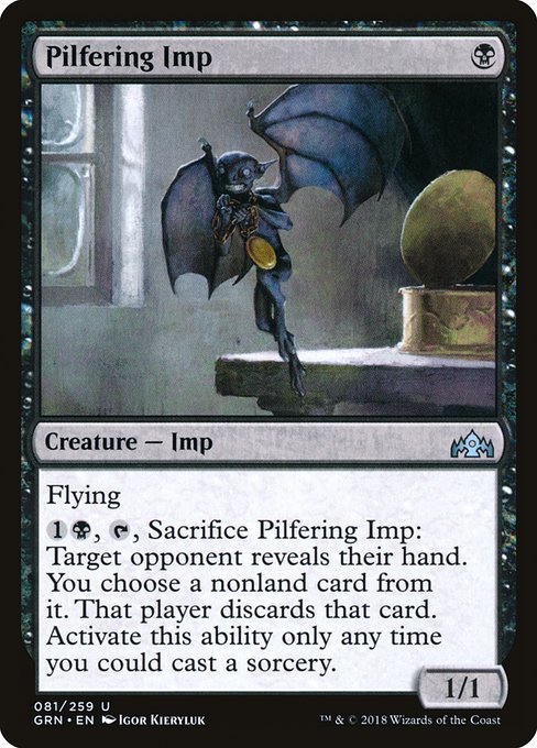 Pilfering Imp - Guilds of Ravnica Uncommon Card