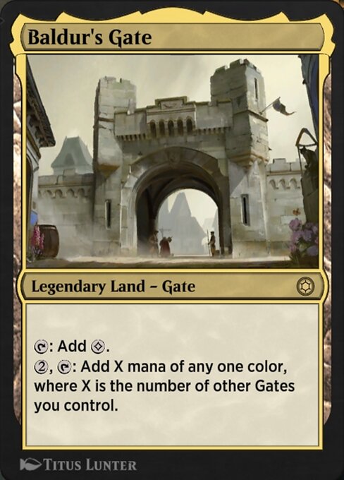Baldur's Gate - Alchemy Horizons: Baldur's Gate Rare Card