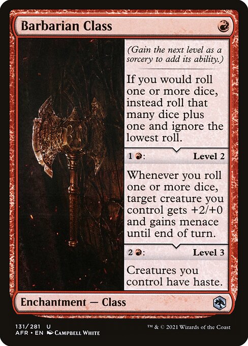 Barbarian Class - Adventures in the Forgotten Realms Uncommon Card