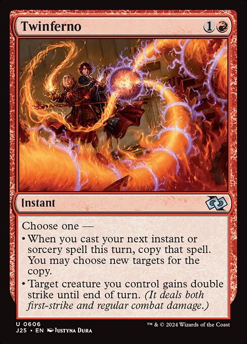 Twinferno - Foundations Jumpstart Uncommon Card